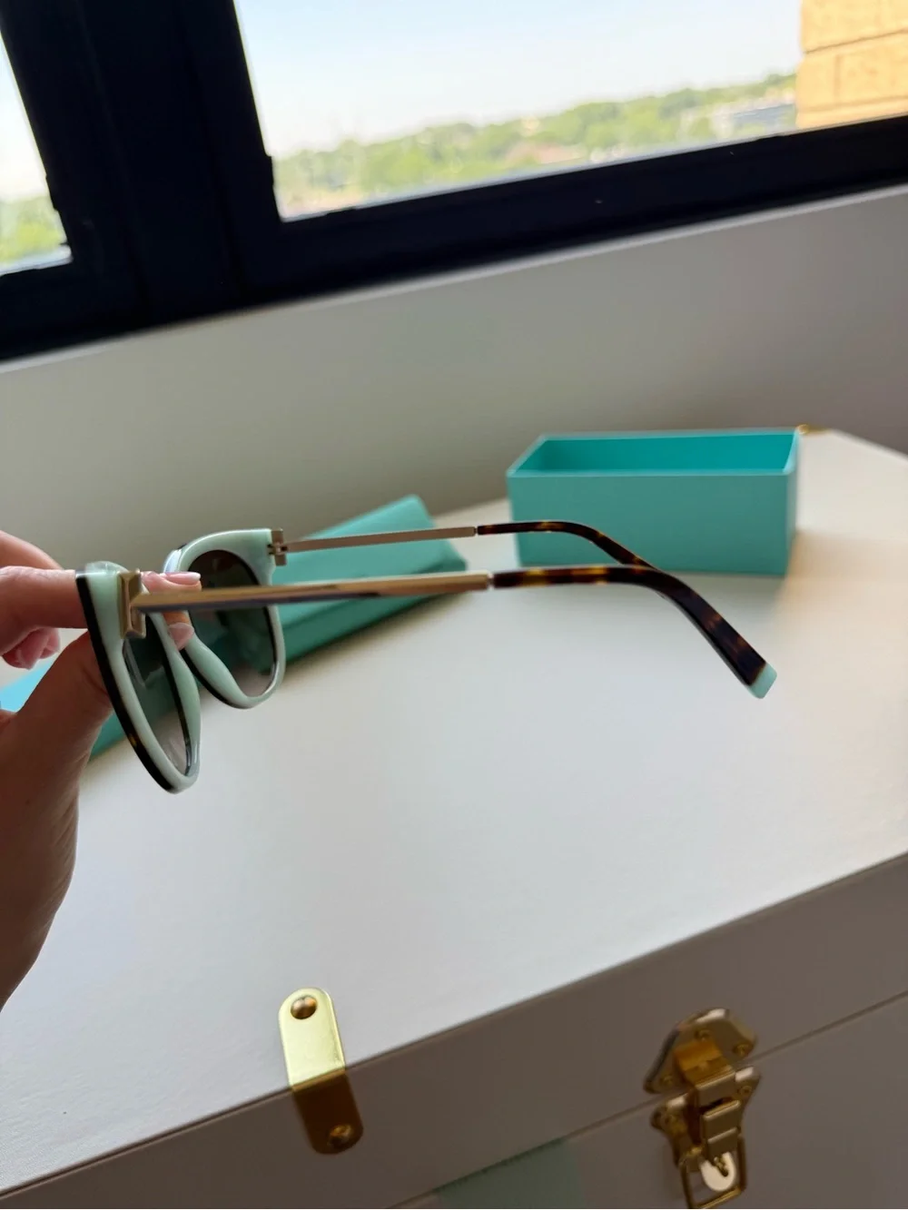 Tiffany & Co. Cat Eye Sunglasses - Brown Gradient Lenses